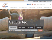 Tablet Screenshot of dealerrater.com